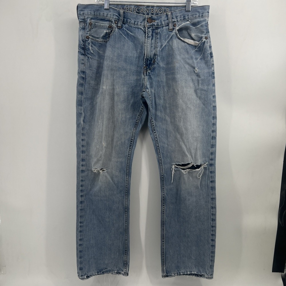 Men's American Eagle Slim Straight Blue 36x32 Jeans